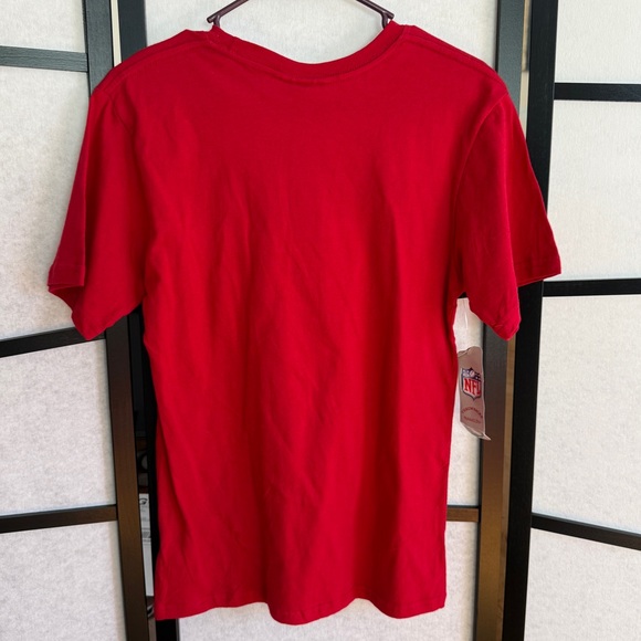 Throwback Buffalo Bills T-Shirt ~ Size L ~ 14/16 Red with White Logo - Picture 2 of 8